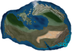 A picture of the continent of Pelagia