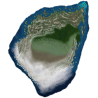 A small picture of the continent of Ultros